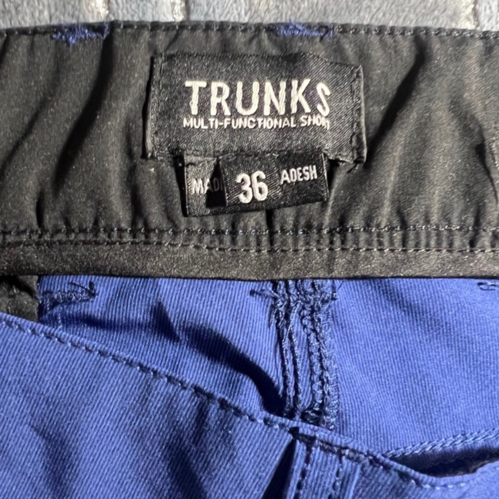 SOLD TRUNKS Blue Casual Shorts - Picture 5 of 5